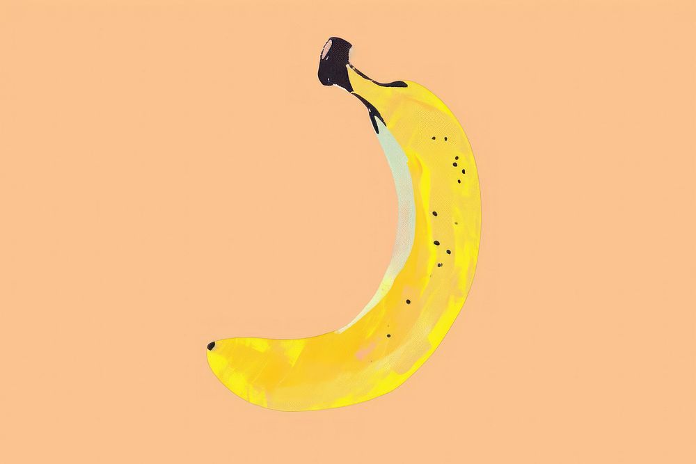 Cute banana illustration food freshness astronomy.