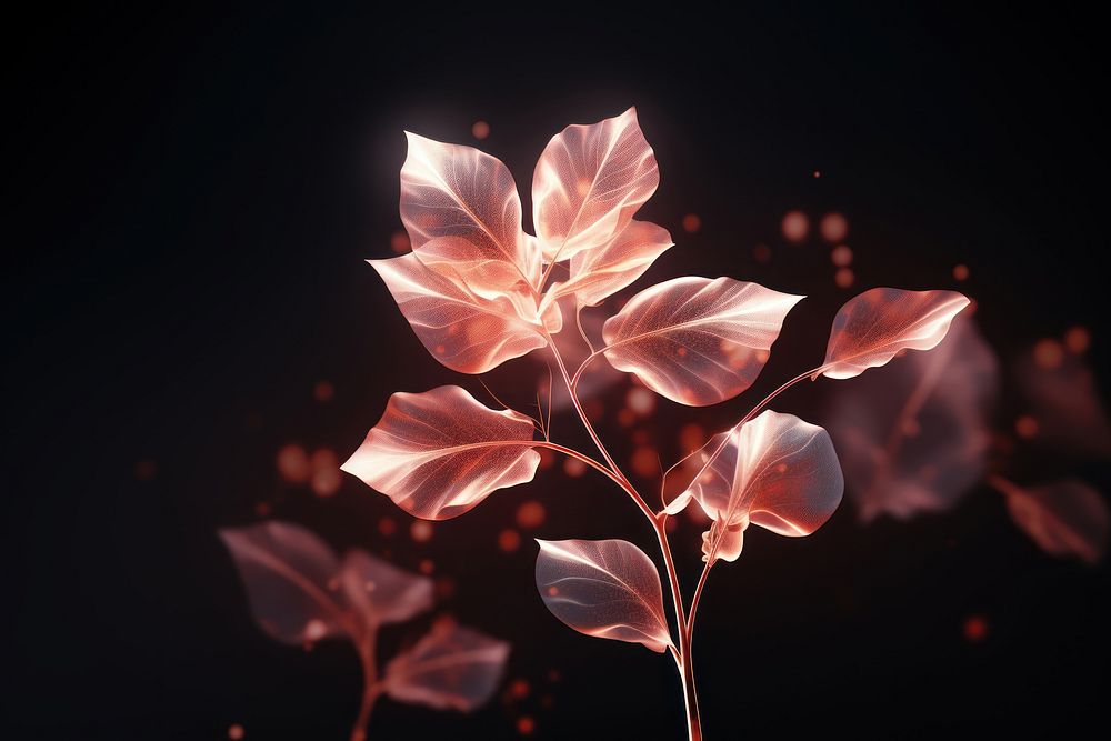  Rose plant leaf outdoors. AI generated Image by rawpixel.