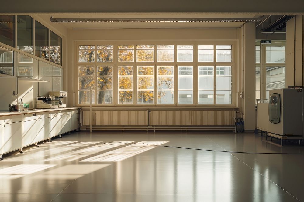 Laboratory architecture flooring building.