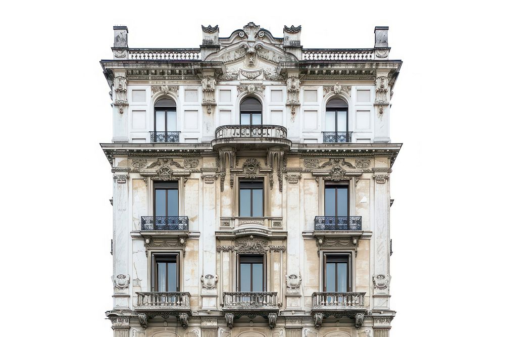 Old building in milan architecture window city.