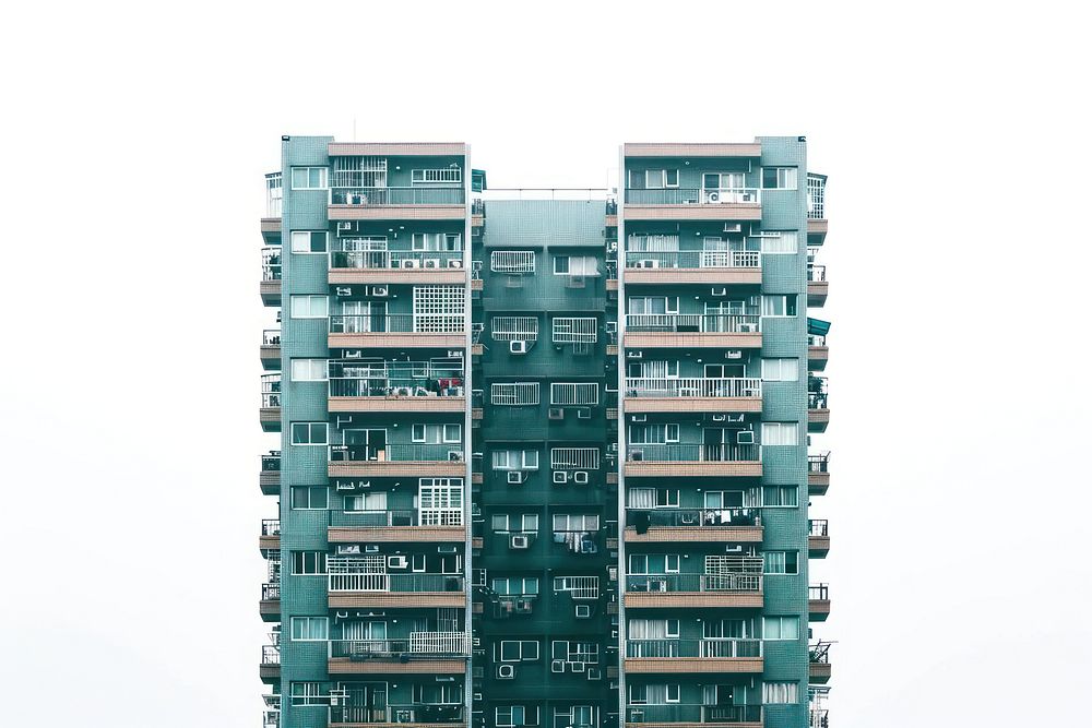 Local high-rise Taiwan apartment architecture building city.