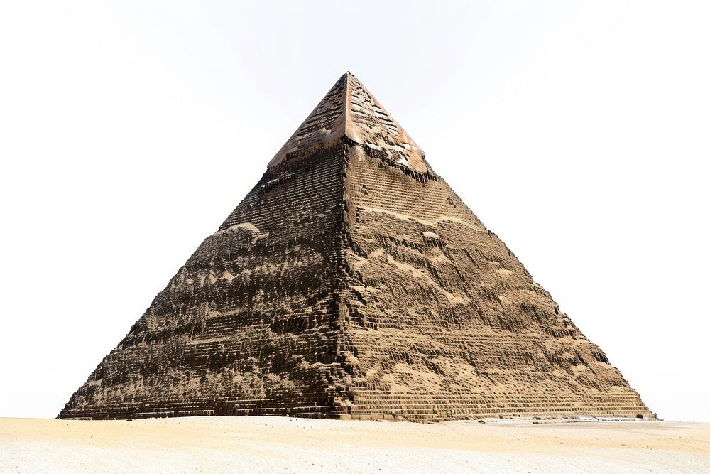 Pyramid architecture landmark building.