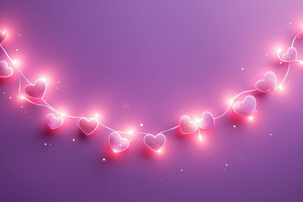 Light purple heart night.