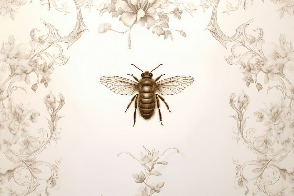 Stunning bee wallpaper insect animal.