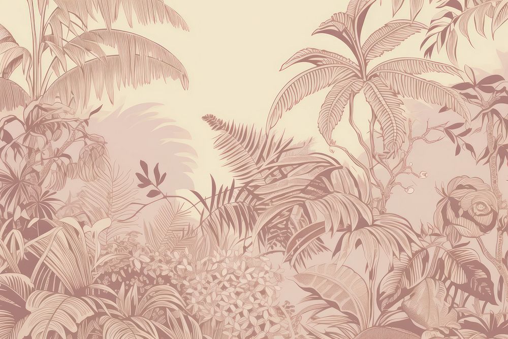 Tropical plant land outdoors pattern.