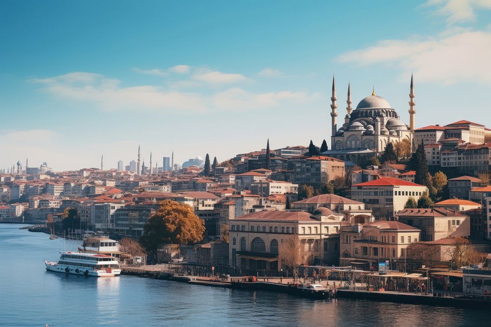 Istanbul city architecture cityscape landscape.