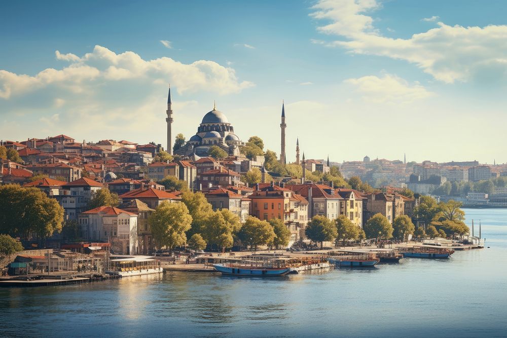 Istanbul city architecture cityscape landscape.