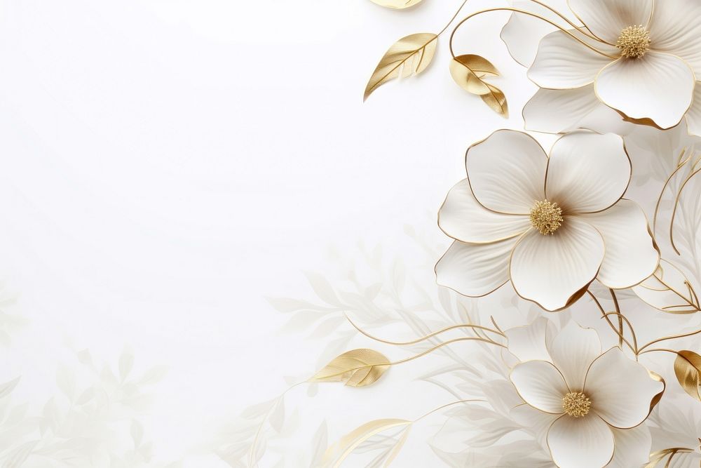  Luxury minimal style flower backgrounds pattern. AI generated Image by rawpixel.
