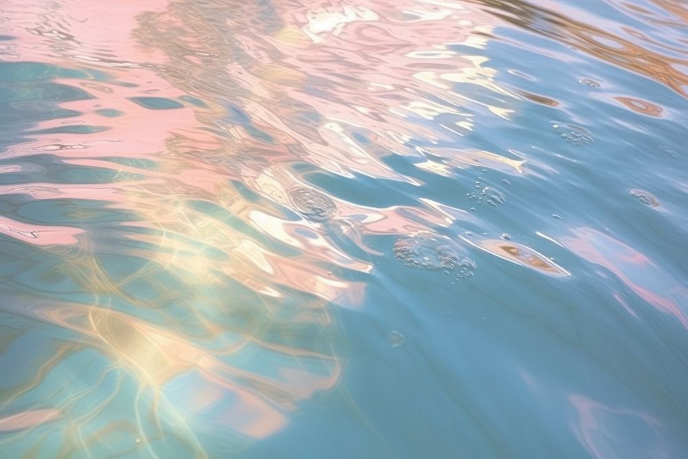 Minimal aesthetic background of holography sunlight backgrounds water tranquility.