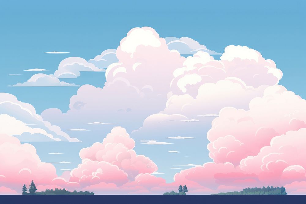 Sky cloud nature backgrounds outdoors. AI generated Image by rawpixel.