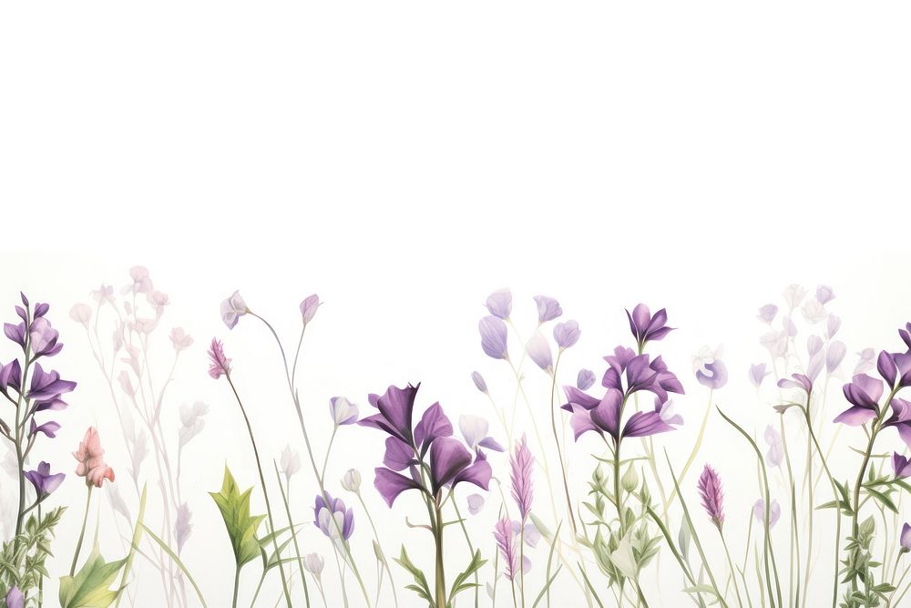 Minimal purple flowers backgrounds lavender outdoors.