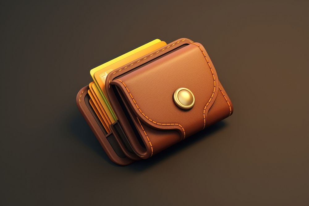 Money wallet accessories accessory. AI generated Image by rawpixel.