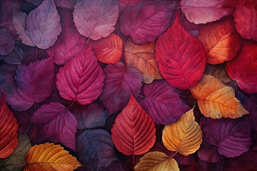 Painting texture leaf background backgrounds purple plant.