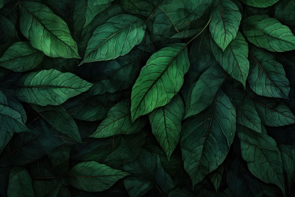 Painting texture leaf background backgrounds plant green.
