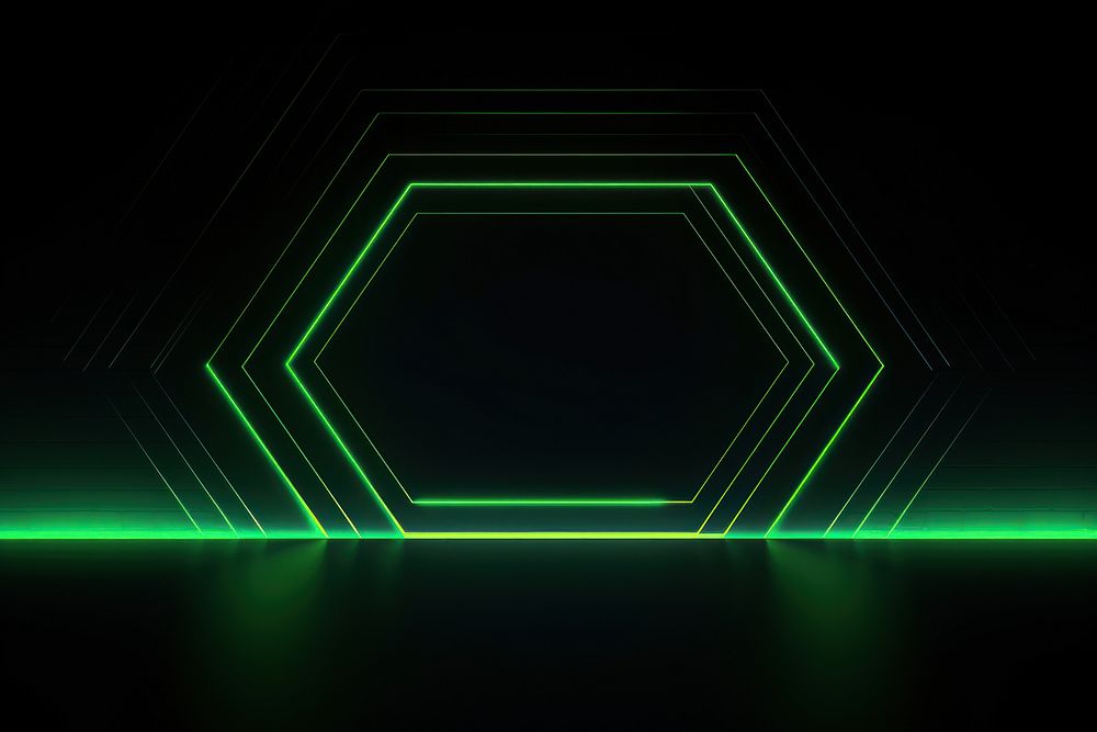 Pentagon neon background backgrounds light laser. AI generated Image by rawpixel.