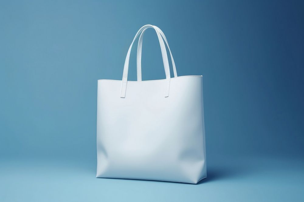 Bag  handbag white blue.