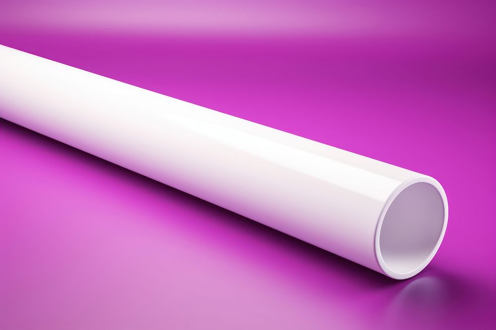 Tube  cylinder pink pipeline.