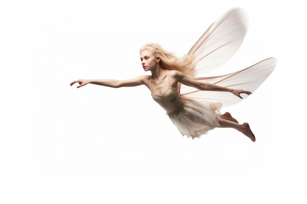 Fairy dancing ballet flying.