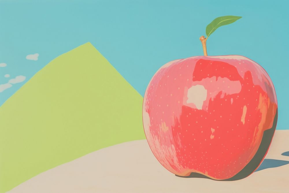 Apple fruit plant food. AI generated Image by rawpixel.