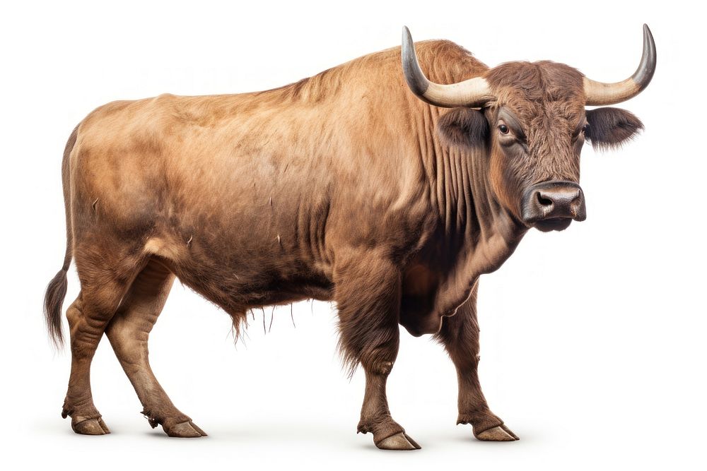 Bull livestock wildlife buffalo.