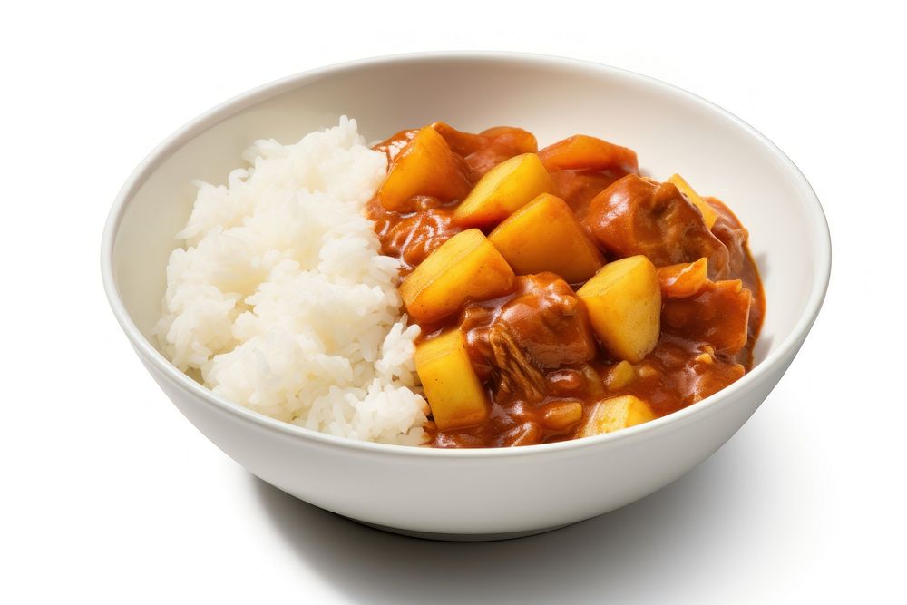 Japanese curry stew food meal.