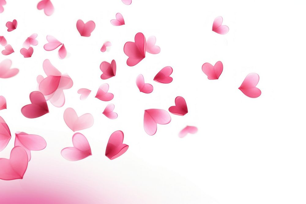 Pink hearts petal backgrounds freshness. AI generated Image by rawpixel.