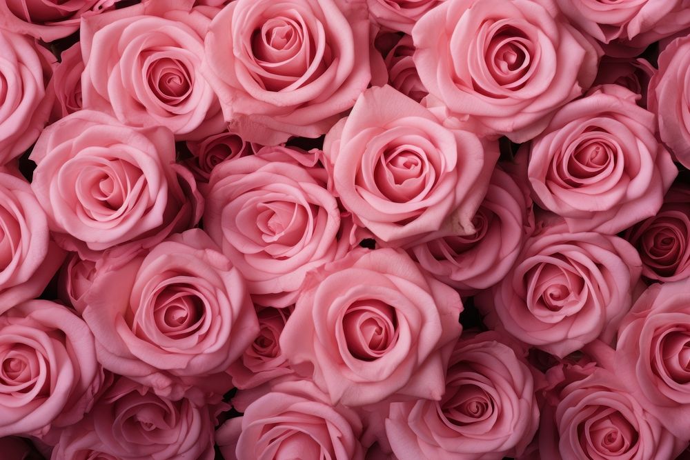 Pink roses backgrounds flower petal. AI generated Image by rawpixel.