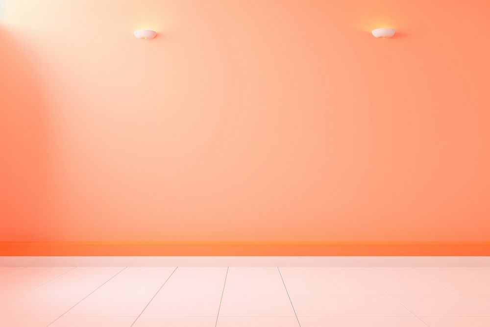 Light pink and orange color minimal background architecture backgrounds flooring. AI generated Image by rawpixel.