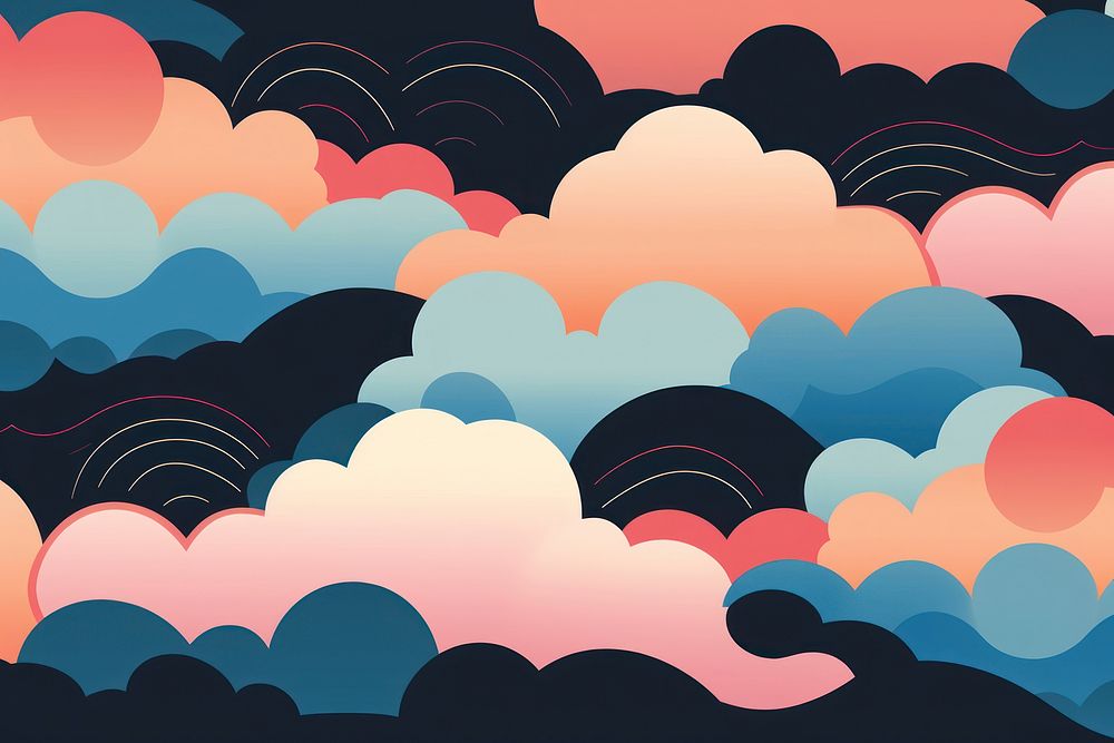 Cloud abstract outdoors pattern. AI generated Image by rawpixel.
