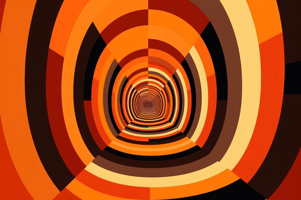 Perspective abstract pattern spiral. AI generated Image by rawpixel.
