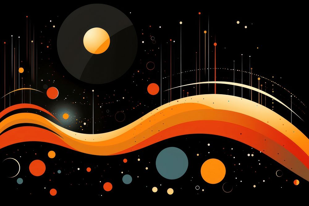 Space abstract pattern night. AI generated Image by rawpixel.