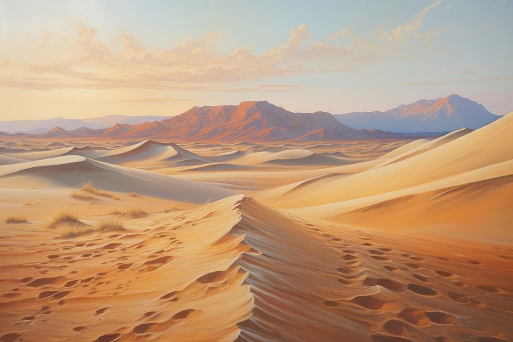 PNG Dune in egypt landscape panoramic outdoors. AI generated Image by rawpixel.