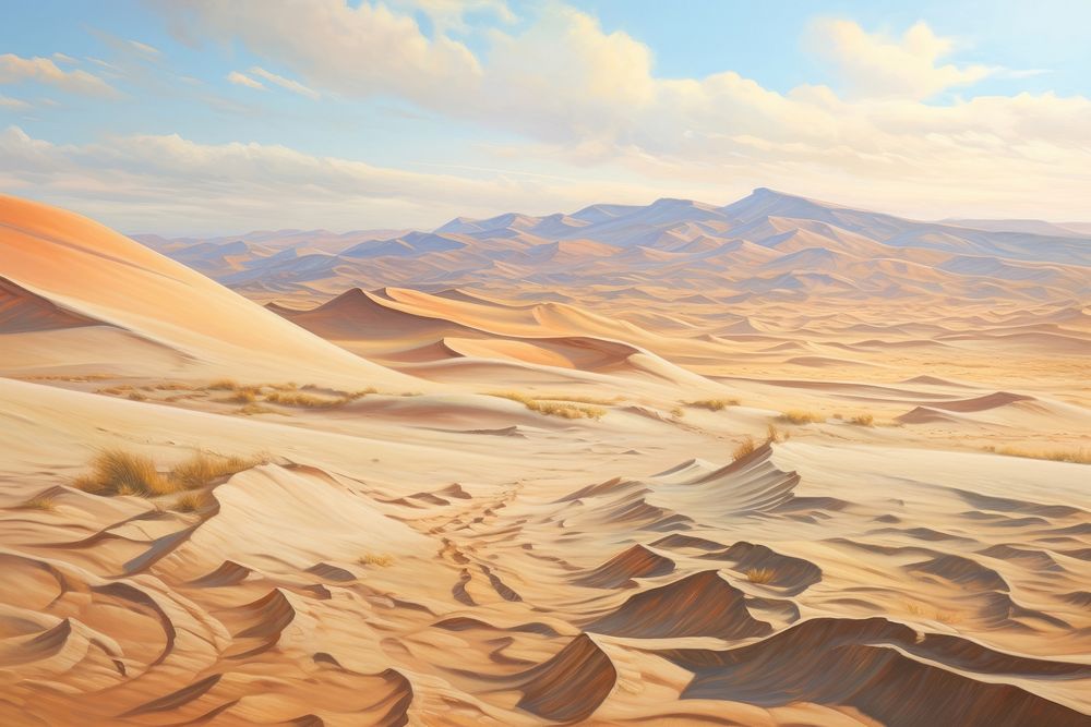 PNG Dune in egypt landscape panoramic outdoors. AI generated Image by rawpixel.