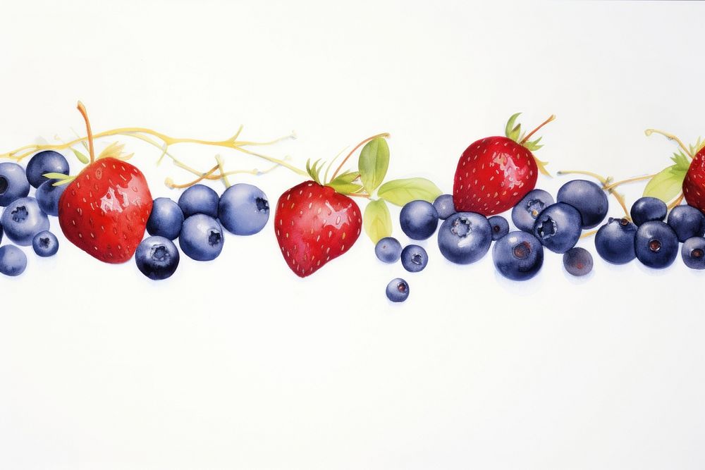 Berry strawberry blueberry fruit.