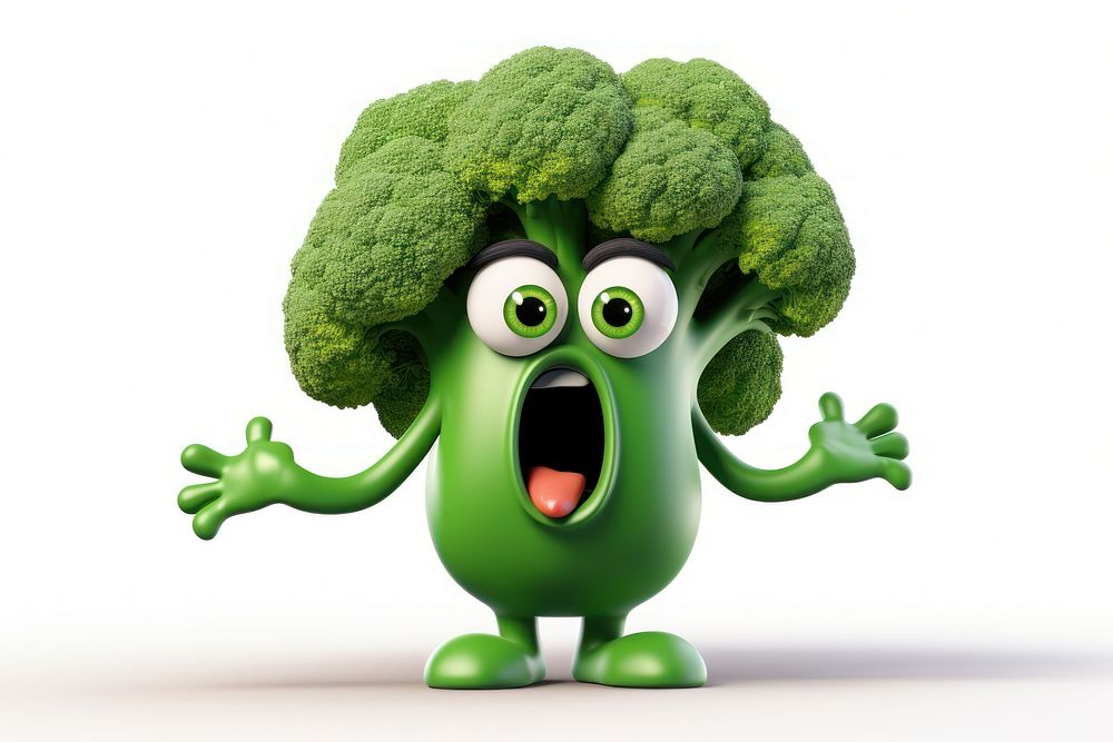 PNG Broccoli vegetable cartoon plant. AI generated Image by rawpixel.