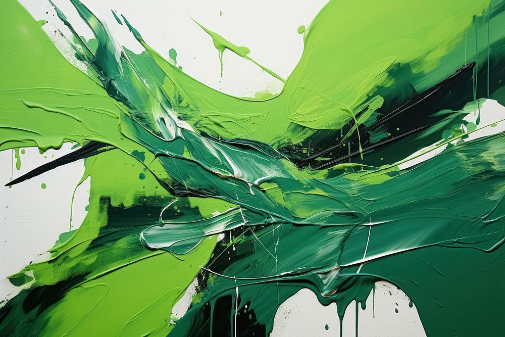 Green painting art backgrounds. AI generated Image by rawpixel.