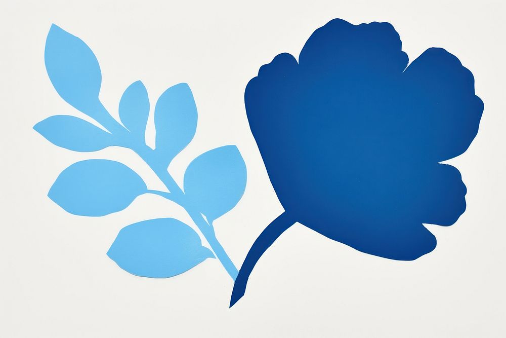 Blue flower pattern plant petal.