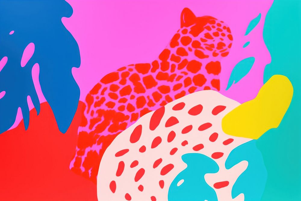 Backgrounds abstract giraffe leopard.