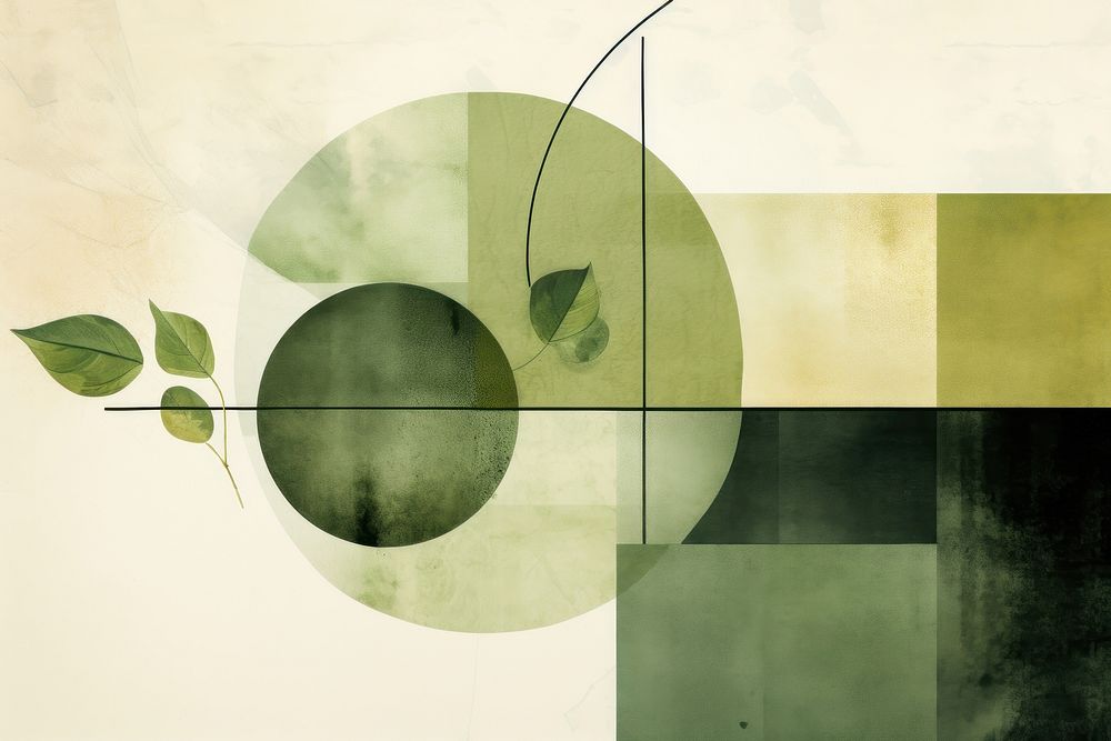  Green backgrounds abstract painting. AI generated Image by rawpixel.