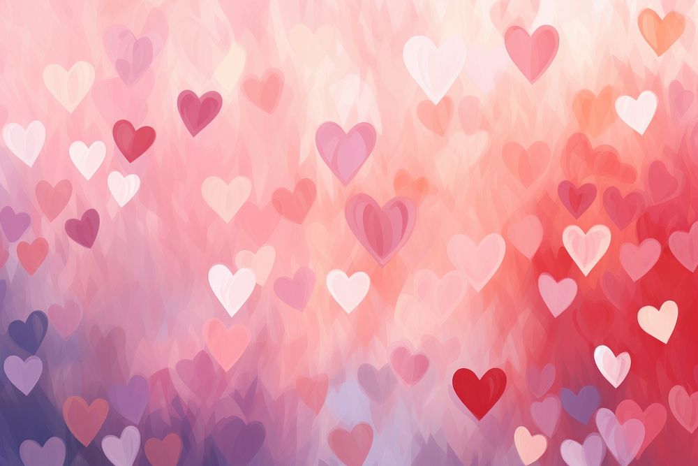 PNG Heart pattern background in pinkish hue backgrounds abstract petal. AI generated Image by rawpixel.