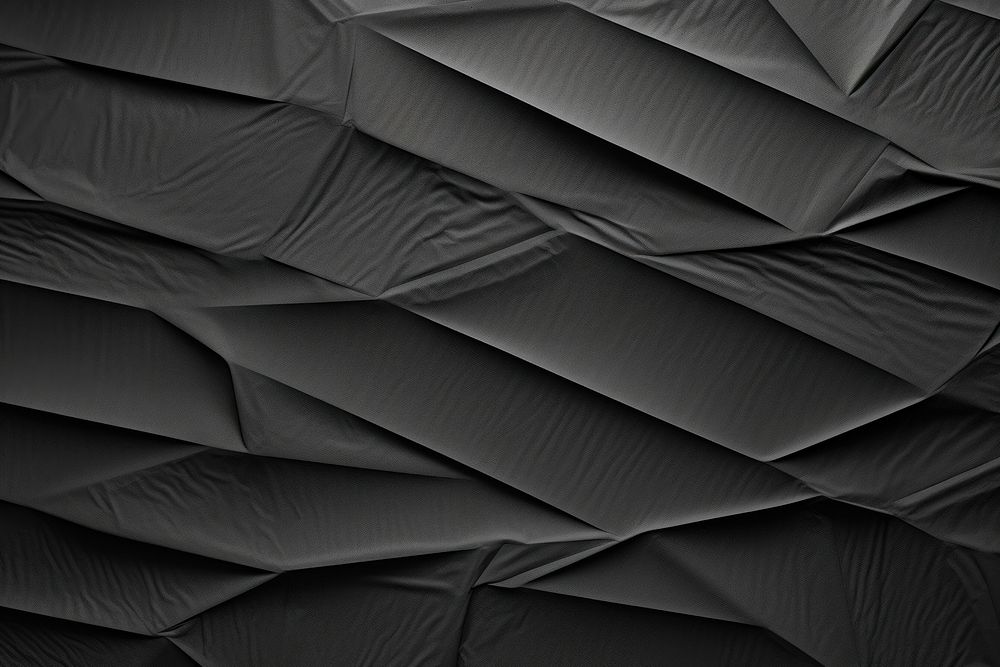 Folded black paper texture paper backgrounds monochrome furniture.