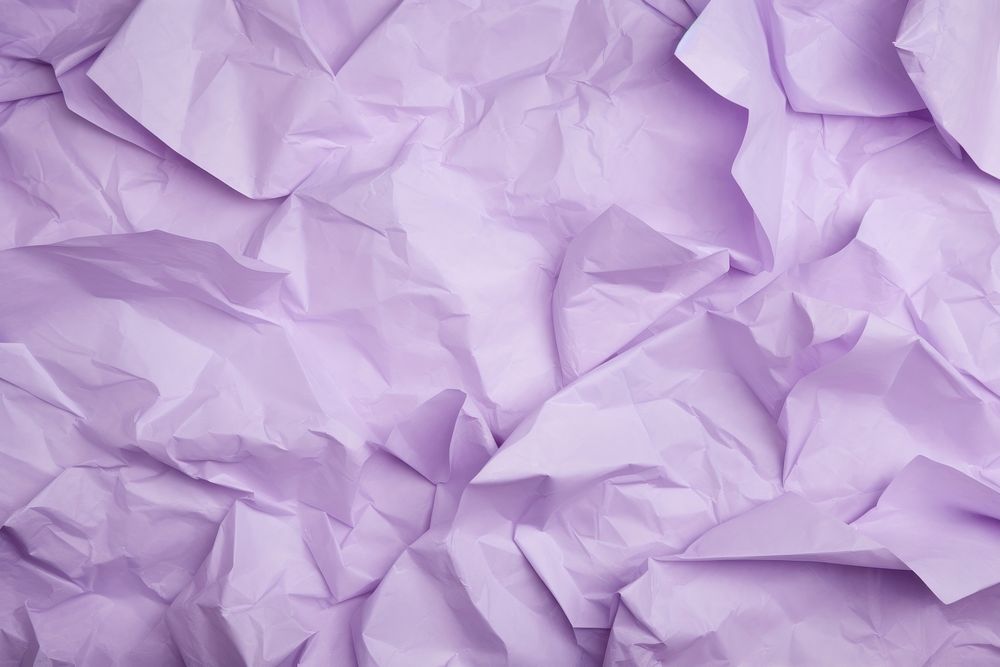 Folded light purple paper texture paper backgrounds fragility crumpled.