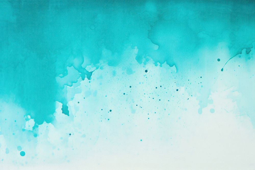 Ink splash turquoise paper backgrounds texture splattered.