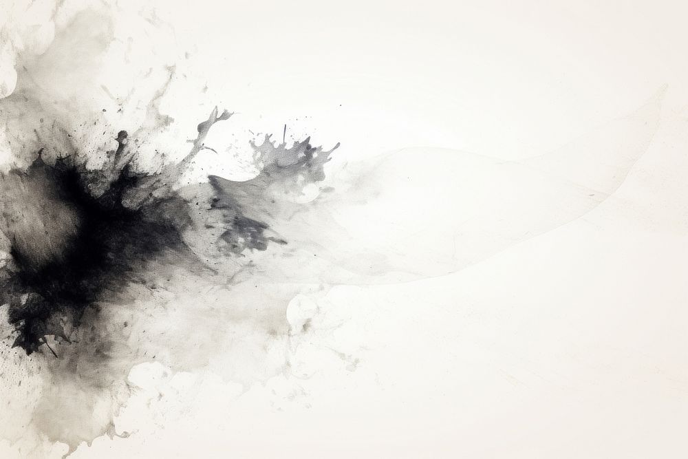 Ink splash white paper backgrounds splattered abstract.