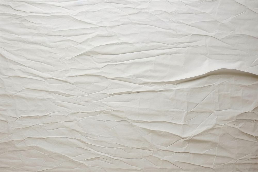 An old white paper backgrounds simplicity wrinkled.