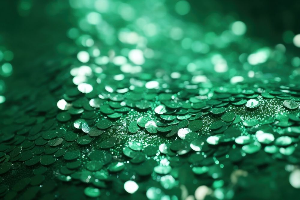  Green texture glitter backgrounds light. AI generated Image by rawpixel.