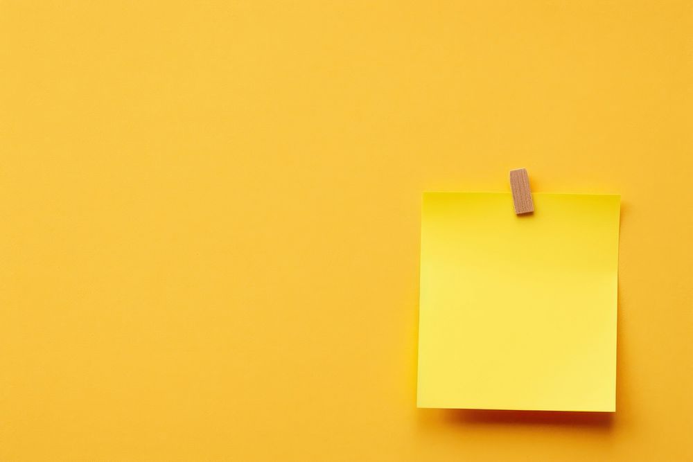 Yellow sticky note backgrounds circle paper. AI generated Image by rawpixel.