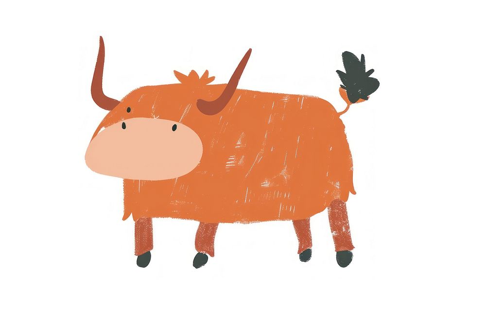 Livestock animal cattle mammal. AI generated Image by rawpixel.