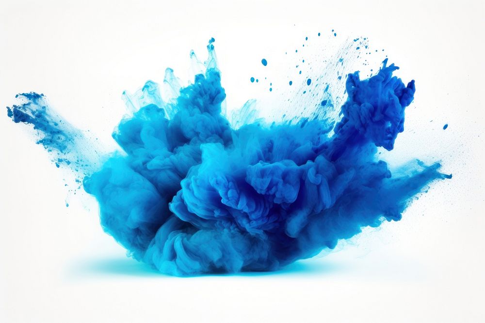 Powder blue white background splattered. AI generated Image by rawpixel.
