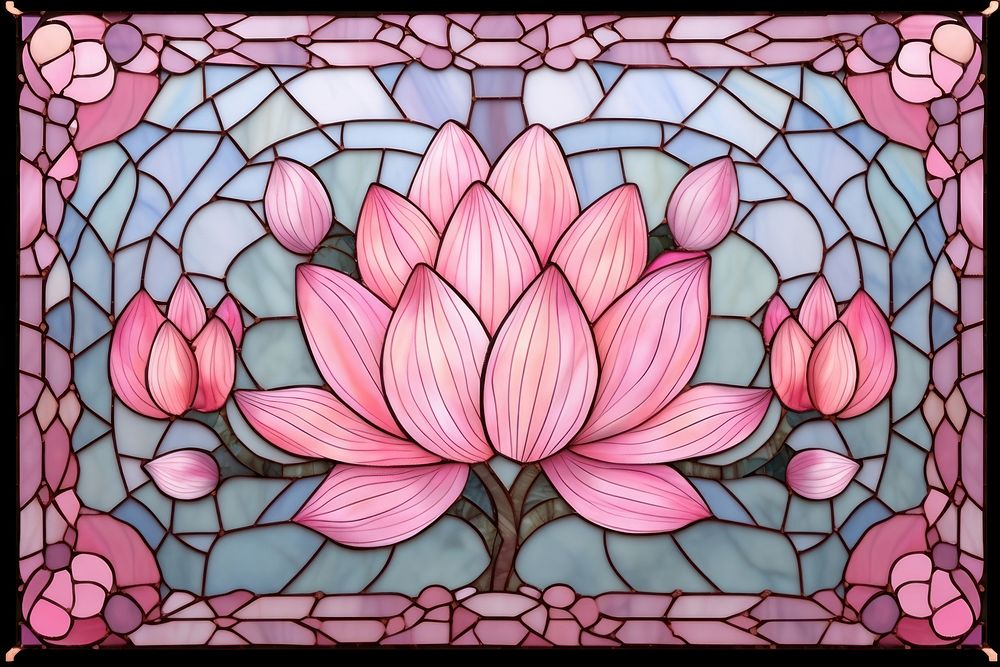 Lotus frame background art backgrounds flower.